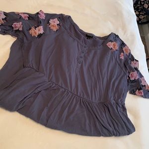 Torrid brand raglan style T-shirt dress with pockets